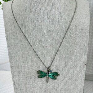 Coldwater Creek Dragonfly Pendant Necklace